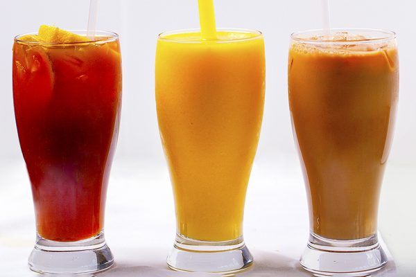 Food - LemonTea_MangoSlush_MilkTea